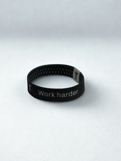 “WORK HARDER”-WRISTBAND